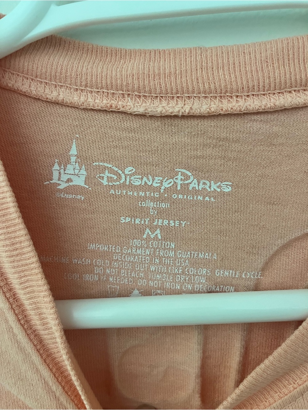 Disney Parks Spirit Jersey Walt Disney World Rose Gold Glitter Pink M - Picture 12 of 14